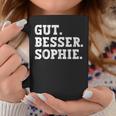 Gut Besser Sophie Saying First Name Sophie Tassen Lustige Geschenke