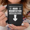 Hand Disinfection Sex Slogan Tassen Lustige Geschenke