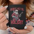 Heavy Metal Santa Claus Rock Holiday Navidad Música Rock Taza de café Regalos divertidos