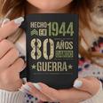 Hecho En 1944 80 Años Guerra Aniversarios Amigos Perfecto Taza de café Regalos divertidos
