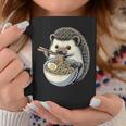 Hedgehog Eating Ramen Japanese Noodles Soup Coffee Mug Personalized Gifts