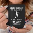 Humour Biathlon Sport D'hiver Cadeau Blague Skieur Montagne Tasse Cadeaux drôles
