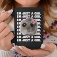 I'm Just A Girl Sad Hamster Meme Tassen Lustige Geschenke