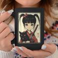 Japanese Gothic Kawaii Anime Samurai Cat Mom Woman Girls Coffee Mug Personalized Gifts