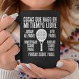 Jugar Al Padeler Padel Padelista Divertido Padel Tennis Taza de café Regalos divertidos