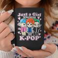 K-Pop Just A Girl Who Loves K-Pop Korean Pop Band Tassen Lustige Geschenke