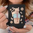 Kawaii Cat Boba Tea Japanese Anime Bubble Tea Neko Graphic Print Coffee Mug Unique Gifts