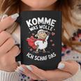 Komme Was Wolle Ich Schaf Das Landwirt Bauernhof Motivation Tassen Lustige Geschenke