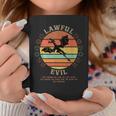 Lawful Evil Vintage D20 Dragon RPG Player Gamer Graphic Print Coffee Mug Unique Gifts