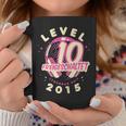 Level 10 Years Girl's Birthday Gamer Girl Gamer 2015 Tassen Lustige Geschenke