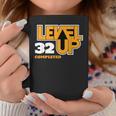 Level Up 32 Completed Juego De 3 Años De Edad Taza de café Regalos divertidos