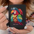Loro Pirata Divertido Loroestido Como Pirata Taza de café Regalos divertidos
