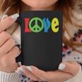 Love Peace Sign Symbol World Planet Freedom Hippie Kindness Graphic Print Coffee Mug Unique Gifts