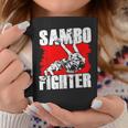 Luchador De Sambo Formación Artes Marciales Cazas Taza de café Regalos divertidos