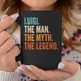 Luigi The Man The Myth The Legend First Name Luigi Coffee Mug Personalized Gifts