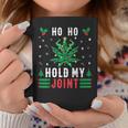 Marijuana Ho Ho Hold My Joint Ugly Christmas Jumper Tassen Lustige Geschenke