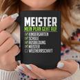 Meister Saying World Therrschaft Graduation Meister Tassen Lustige Geschenke