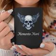 Memento Mori Gothic Skull & Wings Tassen Lustige Geschenke