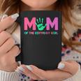 Mom Of The Birthday Girl 5Th Birthday Girl High Five Theme Coffee Mug Personalized Gifts