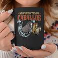Montar Caballos Regalos No Puedo Tengo Caballos Taza de café Regalos divertidos
