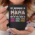 My Nickname Is Mama But My Full Name Is Mom Mother's Day Coffee Mug Funny Gifts