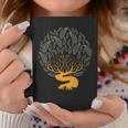 Night Fall Tree Leaves Skeleton Plant Nature Lover Graphic Print Coffee Mug Unique Gifts