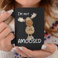 Not Amoosed Moose I Nö Fun Elk Word Game I No Statement Tassen Lustige Geschenke