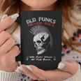 Old Punks Never Dies Punk Rock Music & Punks Taza de café Regalos divertidos