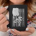 Patriotic Dirt Biking American Flag Rider Motocross Riding Graphic Print Coffee Mug Unique Gifts
