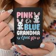 Pink Or Blue Grandma Loves You Bunny Gender Reveal Party Coffee Mug Personalized Gifts