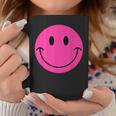 Pink Smile Face Cute Happy Peace Smiling Face Girls Coffee Mug Personalized Gifts