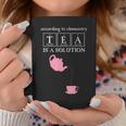 Pink Teapot And Cup TEA Chemistry Solution Graphic Print Coffee Mug Unique Gifts