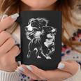 Playful Bernese Mountain Dog In Cool Drawing Style Tassen Lustige Geschenke