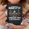 Proud Niece Of A Korean War Veteran Military Vet's Family Graphic Print Coffee Mug Unique Gifts