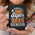 Proud Sister Of A 2025 Senior Basketball Graduate Grad 2025 Graphic Print Coffee Mug Unique Gifts