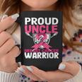 Proud Uncle Warrior Breast Cancer Awareness Coffee Mug Unique Gifts