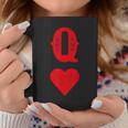 Queen Of Hearts Game Cards Poker Matching Couples S Tassen Lustige Geschenke