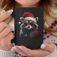 Raccoon With Christmas Hat Christmas Tassen Lustige Geschenke