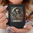 The Reader Tarot Card Skeleton Reading Book Bookworm Bookish Coffee Mug Unique Gifts