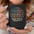 Retirement 2025 Retired Not My Problem Anymore American Flag Coffee Mug Unique Gifts
