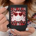 Retro Groovy Valentines Day Girl Valentine Vibes Coffee Mug Personalized Gifts