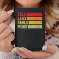 Retro Talk Less Smile More Historic Hamilton Quote Graphic Print Coffee Mug Unique Gifts