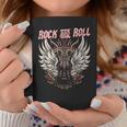 Rock And Roll Guitarraintage Rock Música Taza de café Regalos divertidos