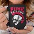 Rock And Roll Musik & Festival I Damen & Herren Punk Is Not Dead I Punker & Anarquía Para Punk Rock Small Taza de café Regalos divertidos