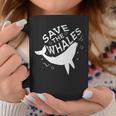 Salvar A Las Ballenas Taza de café Regalos divertidos