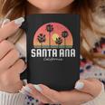 Santa AnaShirt Women Men Kids California Retro Sunset Graphic Print Coffee Mug Unique Gifts