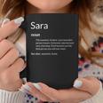 Sara Is Kind Hearted Name Definition Sara Taza de café Regalos divertidos