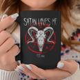 Satanist Baphomet 666 Satanism Satan Loves Me Tassen Lustige Geschenke