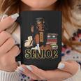Senior 2025 Class Of 2025 Graduation Black Girl Afro Woman Coffee Mug Personalized Gifts