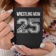 Senior Wrestling Mom 2025 Wrestling Mom Senior 25 3 Coffee Mug Personalized Gifts